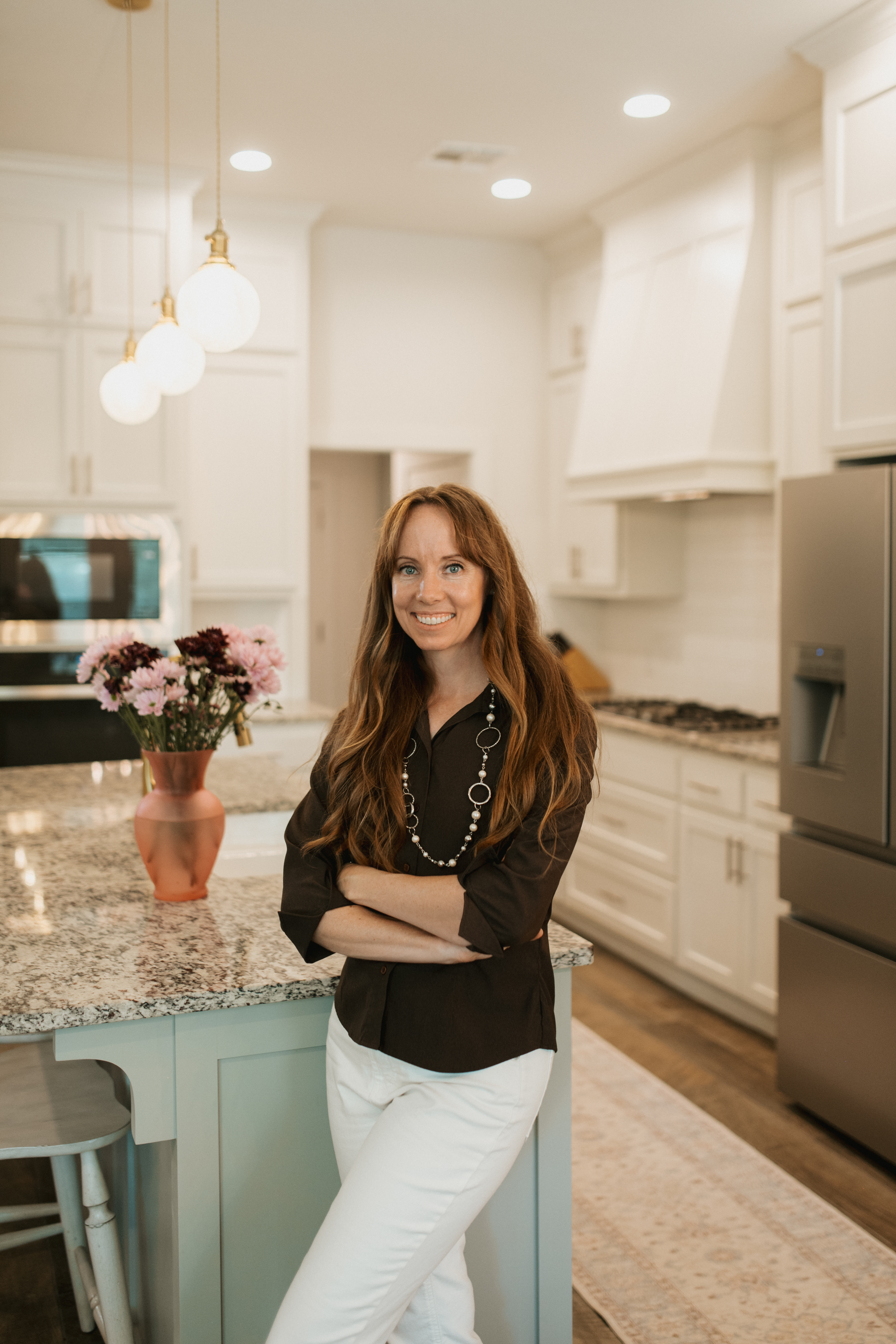 Jenny Haymore in a bright kitchen
